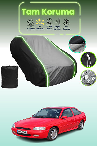 Dokaca Neo غطاء حماية متوافق مع سيارة فورد اسكورت قماش مجدّل باللون الأسود_ال...