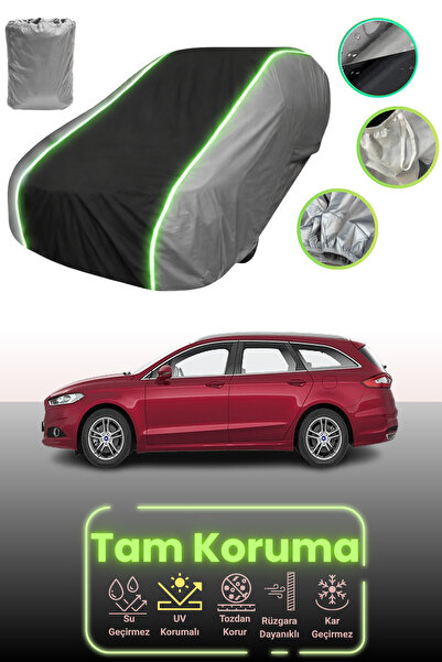 Dokaca Neo غطاء حماية للسيارة باللون الرمادي والأسود والرمادي النيون قماش مجد...