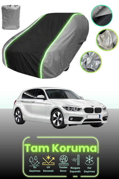 Dokaca Neo Gri.Siyah.Gri Neon Fitilli Bmw 1 SERISI(116I) Uyumlu Araba Brandas...