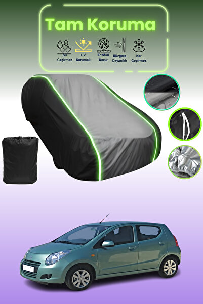 Dokaca Neo غطاء حماية متوافق مع سيارة سوزوكي ألتو VII باللون الأسود_الرمادي_ا...