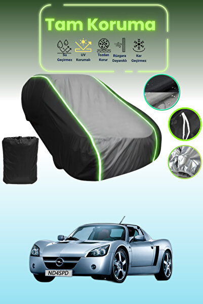 Dokaca Neo غطاء حماية متوافق مع سيارة أوبيل سبيدستر قماش مجدّل باللون الأسود_...