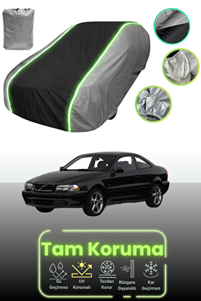 Dokaca Neo Grey.Black.Grey Neon Corded Fabric Volvo C70 Coupe Compatible Car ...