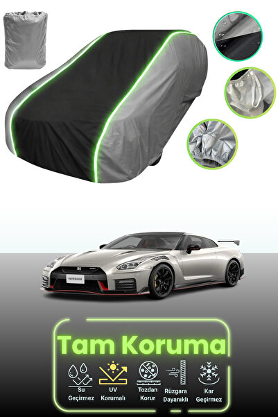 Dokaca Neo غطاء حماية للسيارة باللون الرمادي والأسود والرمادي النيون قماش مجد...