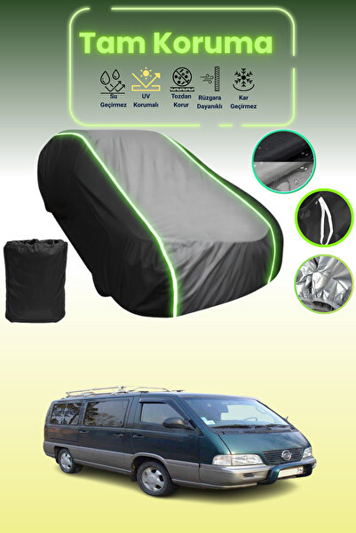 Dokaca Neo غطاء حماية متوافق مع سيارة سانج يونج إستانا قماش مجدّل باللون الأسود_الرمادي_الأسود النيون