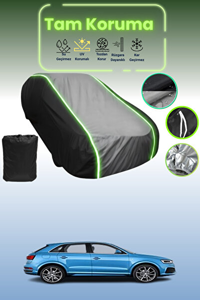 Dokaca Neo غطاء حماية متوافق مع سيارة أودي Q3 فيس ليفت 2017 - 2018 باللون الأ...