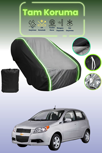 Dokaca Neo غطاء حماية متوافق مع سيارة شيفروليه أفيو هاتشباك قماش مجدّل باللون...