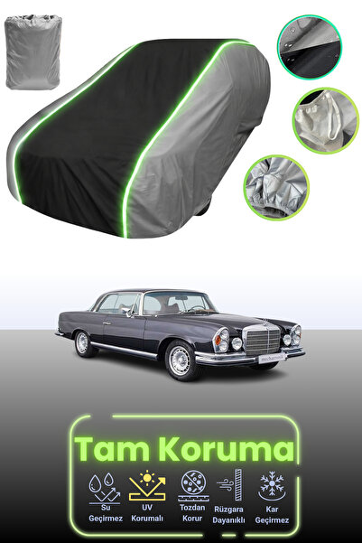 Dokaca Neo غطاء حماية للسيارة باللون الرمادي والأسود والرمادي النيون قماش مجد...