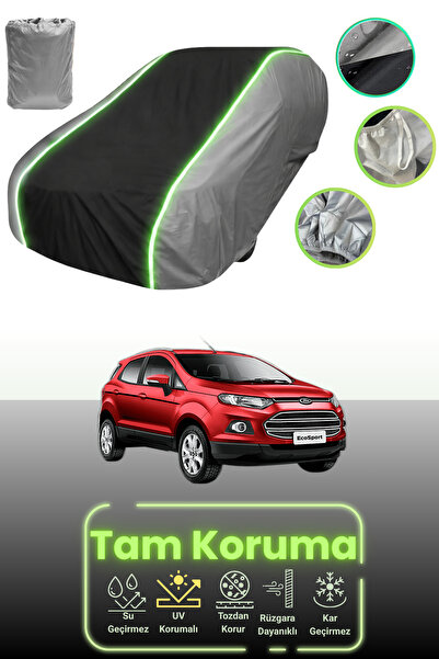 Dokaca Neo غطاء حماية للسيارة باللون الرمادي والأسود والرمادي النيون قماش مجد...