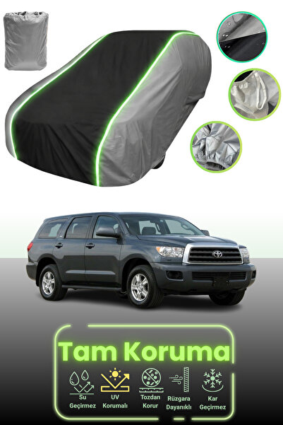 Dokaca Neo غطاء حماية للسيارة باللون الرمادي والأسود والرمادي النيون قماش مجد...