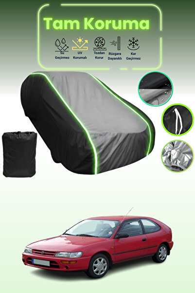 Dokaca Neo غطاء حماية متوافق مع سيارة تويوتا كورولا كومباكت قماش مجدّل باللون...