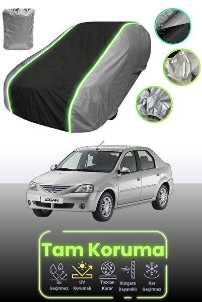 Dokaca Neo غطاء حماية للسيارة باللون الرمادي والأسود والرمادي النيون قماش مجد...