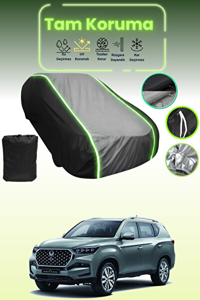 Dokaca Neo غطاء حماية متوافق مع سيارة ريكستون باللون الأسود_الرمادي_الأسود ال...