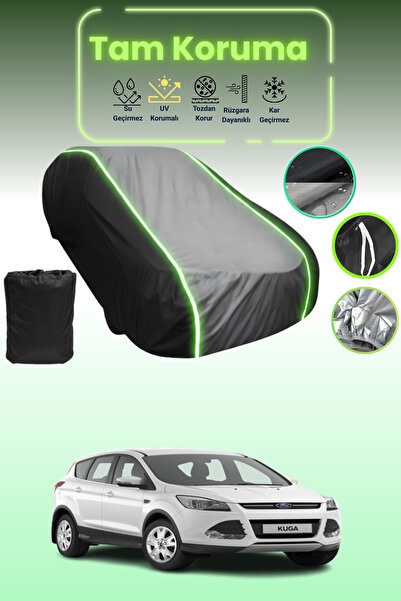 Dokaca Neo غطاء حماية متوافق مع سيارة فورد كوجا قماش مجدّل 2012 - 2016 باللون...