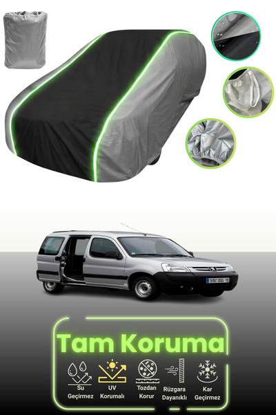 Dokaca Neo غطاء حماية للسيارة باللون الرمادي والأسود والرمادي النيون قماش مجد...