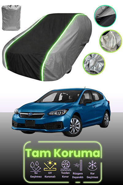 Dokaca Neo غطاء حماية للسيارة باللون الرمادي والأسود والرمادي النيون قماش مجد...