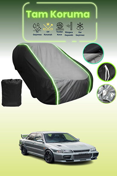 Dokaca Neo غطاء حماية متوافق مع سيارة ميتسوبيشي لانسر قماش مجدّل باللون الأسو...