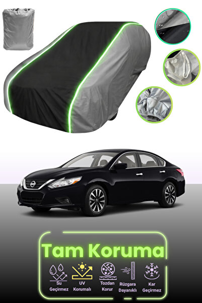 Dokaca Neo غطاء حماية للسيارة باللون الرمادي والأسود والرمادي النيون قماش مجد...