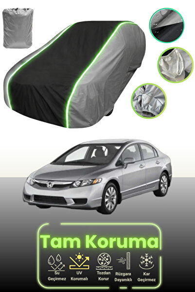 Dokaca Neo غطاء حماية للسيارة متوافق مع سيارة هوندا سيفيك قماش مجدّل هاتشباك ...