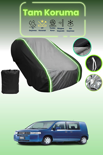 Dokaca Neo Black_Grey_Black Neon Corded Fabric Honda Mobilio Compatible Prote...