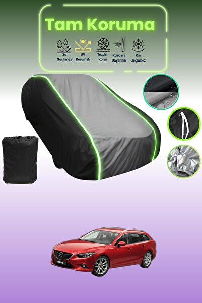 Dokaca Neo غطاء حماية متوافق مع سيارة مازدا قماش مجدّل 3 سبورت كومبي باللون ا...