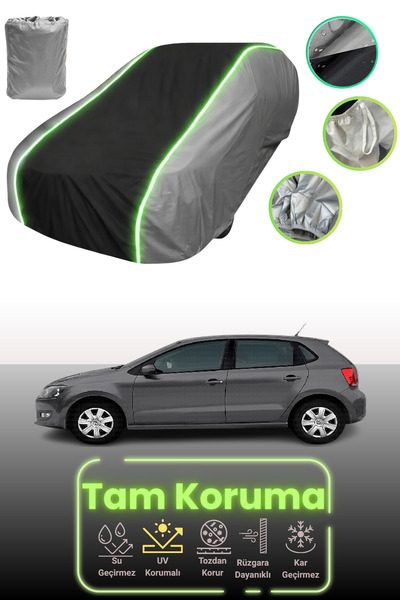 Dokaca Neo غطاء حماية متوافق مع سيارة فولكس فاجن بولو ذات قماش مجدّل أبواب من...