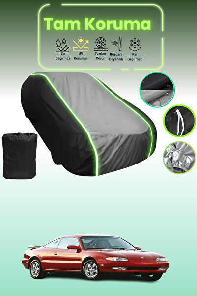 Dokaca Neo غطاء حماية متوافق مع سيارة مازدا Mx-6 1992 - 1997 باللون الأسود_ال...