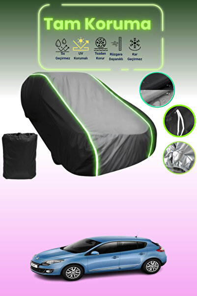 Dokaca Neo غطاء حماية متوافق مع سيارة رينو ميجان ذات قماش مجدّل أبواب 2014 - ...