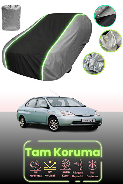 Dokaca Neo غطاء حماية للسيارة باللون الرمادي والأسود والرمادي النيون قماش مجد...