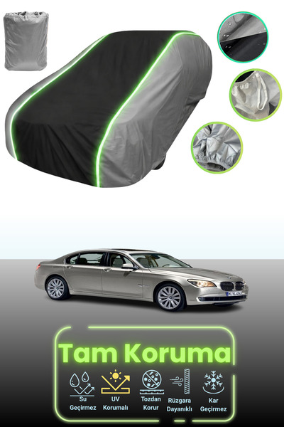 Dokaca Neo غطاء حماية للسيارة باللون الرمادي والأسود والرمادي النيون قماش مجد...