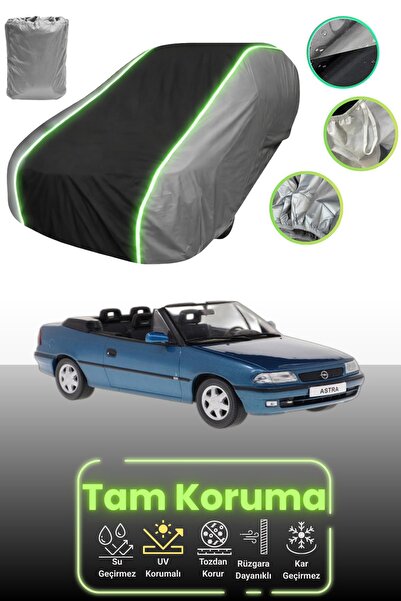 Dokaca Neo غطاء حماية للسيارة باللون الرمادي والأسود والرمادي النيون قماش مجد...