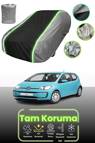Dokaca Neo رمادي.أسود.رمادي نيون قماش مجدّل فولكس فاجن أب! غطاء حماية للسيارة...