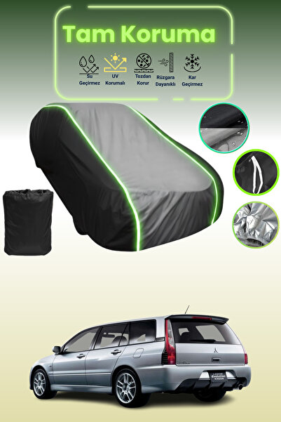 Dokaca Neo غطاء حماية متوافق مع سيارة ميتسوبيشي لانسر قماش مجدّل واجن باللون ...