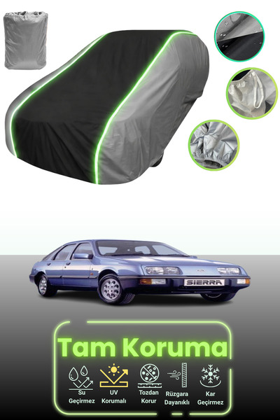 Dokaca Neo غطاء حماية للسيارة باللون الرمادي والأسود والرمادي النيون قماش مجد...