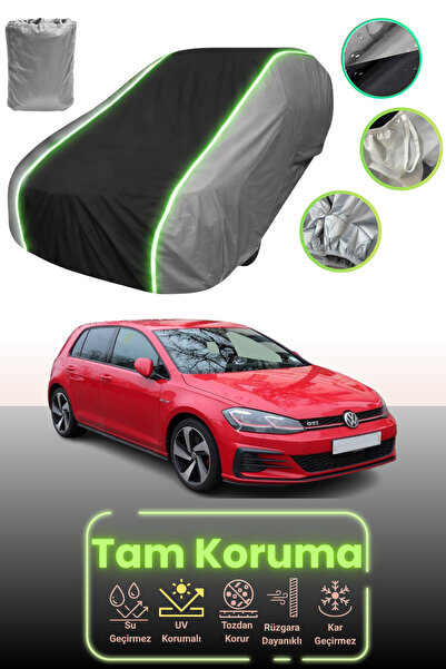 Dokaca Neo غطاء حماية متوافق مع سيارة فولكس فاجن جولف VII ذات قماش مجدّل أبوا...