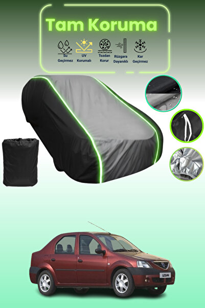 Dokaca Neo غطاء حماية متوافق مع سيارة داسيا لوجان 2004 - 2008 باللون الأسود_ا...
