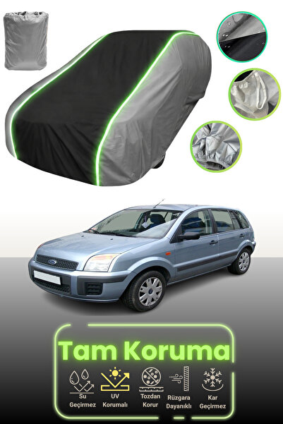 Dokaca Neo غطاء حماية للسيارة باللون الرمادي والأسود والرمادي النيون قماش مجد...