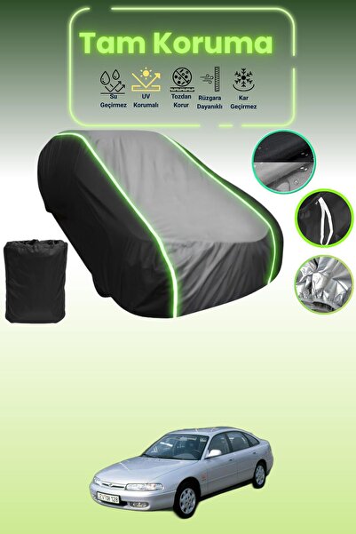 Dokaca Neo غطاء حماية متوافق مع سيارة مازدا 626 4 هاتشباك قماش مجدّل باللون ا...