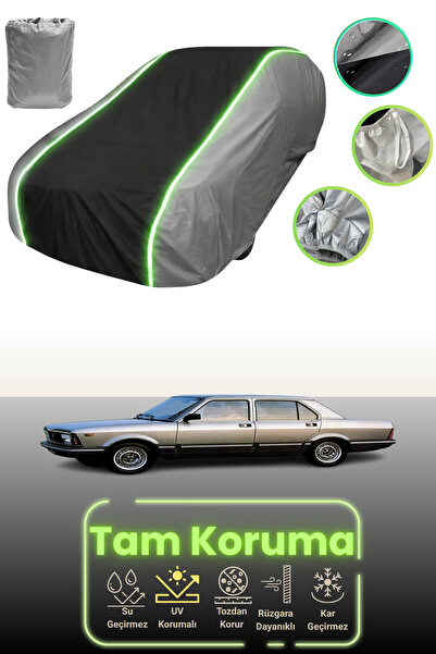 Dokaca Neo غطاء حماية للسيارة باللون الرمادي والأسود والرمادي النيون قماش مجد...