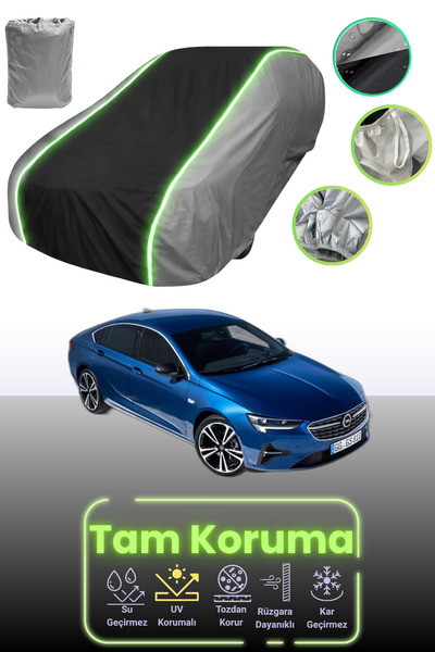 Dokaca Neo غطاء حماية للسيارة باللون الرمادي والأسود والرمادي النيون قماش مجد...