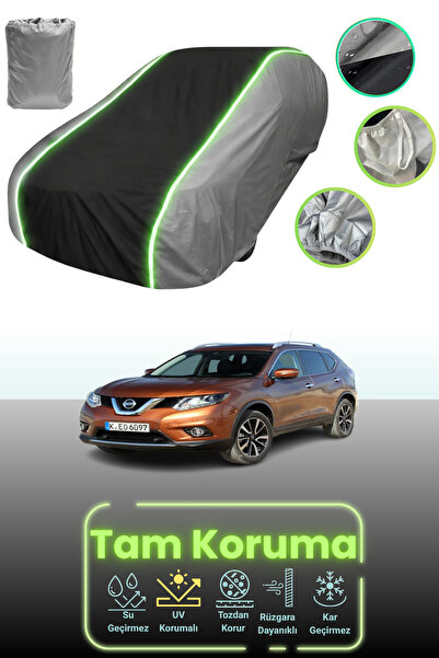 Dokaca Neo غطاء حماية للسيارة باللون الرمادي والأسود والرمادي النيون قماش مجد...