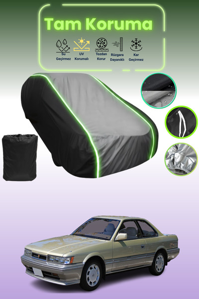 Dokaca Neo غطاء حماية متوافق مع سيارة نيسان ليوبارد قماش مجدّل باللون الأسود_...