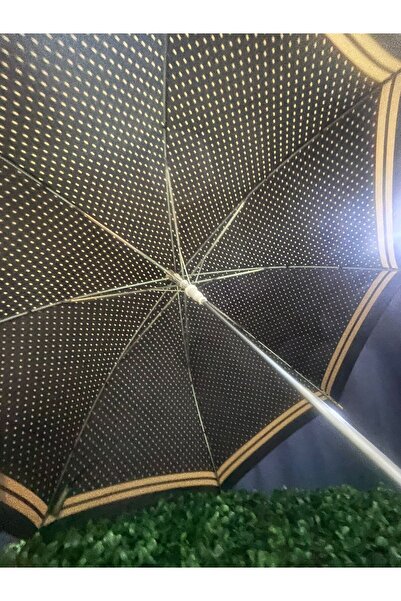 snotline Kadın Uzun Baston Şemsiye Desenli Askılı