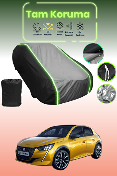 Dokaca Neo غطاء حماية متوافق مع سيارة بيجو قماش مجدّل ذات الخمسة أبواب موديلا...