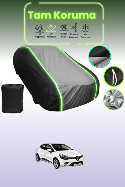 Dokaca Neo غطاء حماية متوافق مع سيارة رينو كليو 4 جراند تور، أسود_رمادي_أسود ...