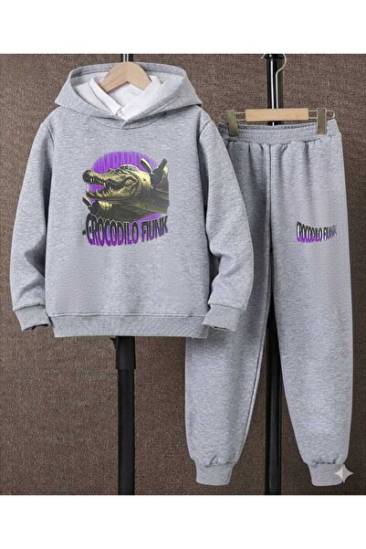 Biggbom kids طقم رياضي للأطفال بغطاء للرأس من تيمكس باندا مطبوع