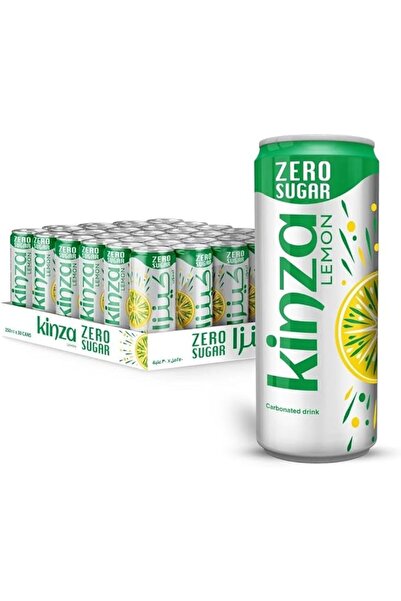 KENZA Zero Sugar Lemon Flavored Soda - 30 Pieces x 250 ml