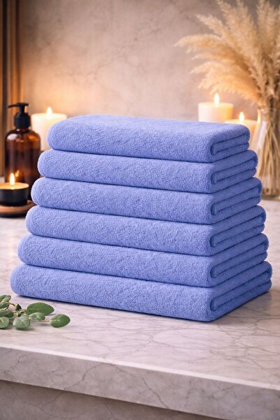Elaganya 6-Piece Bath Towel Premium Ultra Soft 100% Cotton 70X140Cm