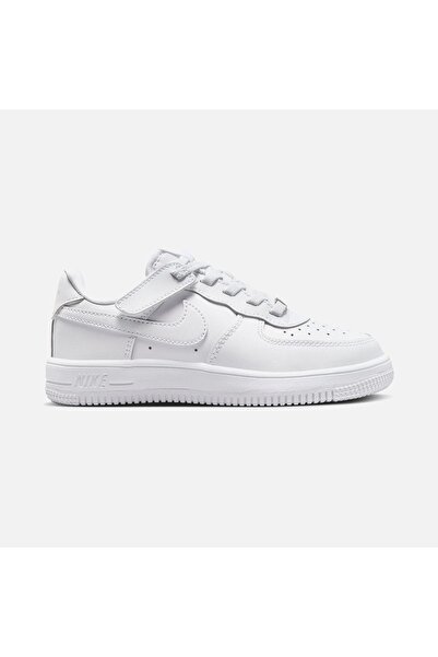 Nike Παιδικά αθλητικά παπούτσια Air Force 1 EasyOn PS από λευκό δέρμα |   FN0237-111