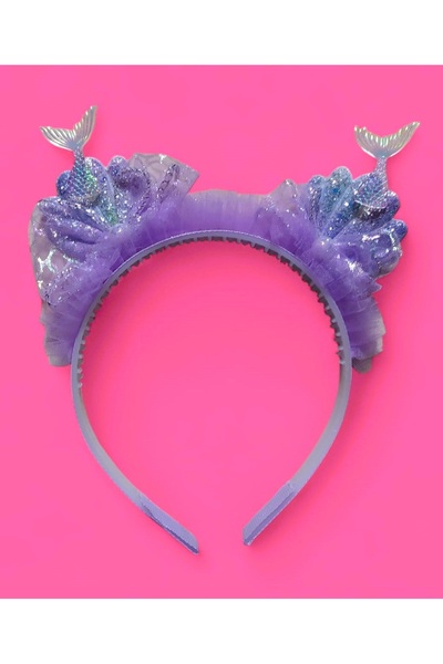 madam shushu Coroana din tul cu scoici de mare