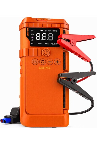 meltobe Auhma A8822 Akü Takviye Cihazı | 4'ü 1 Arada Powerbank, Hava Kompresö...